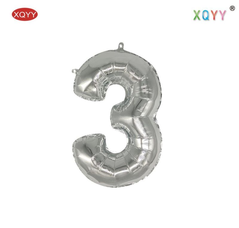 Romantic Numerical Balloons Birthday Foil Balloons Advertising Balloon