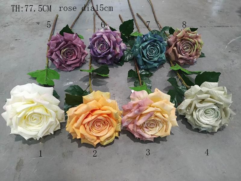 Higt Quality Big Size Silk Rose Flower Wholesale