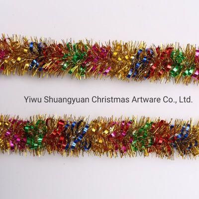 New Arrive Christmas Pet Tinsel Garland Indoor and Outdoor Use 2m Holiday Party Decoration Garland Tinsel
