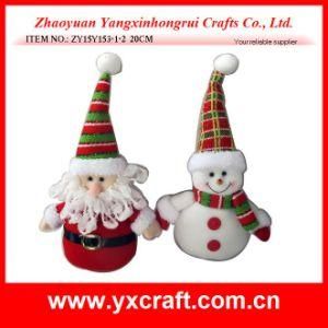 Christmas Decoration (ZY15Y153-1-2) Christmas Plush Toy Art Craft