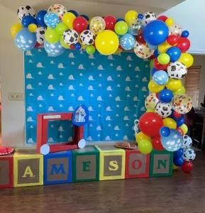 Amazon Hot Selling Toy Story Party Theme 116PCS Balloon Arch Set