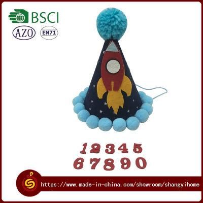 (SH1441) Happy Birthday Hat Used on Baby Shower Christmas Decoration Birthday Party Supplies