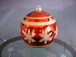 10cm Plastic 100% Seamless Effect &amp; Christmas Ball Decoration