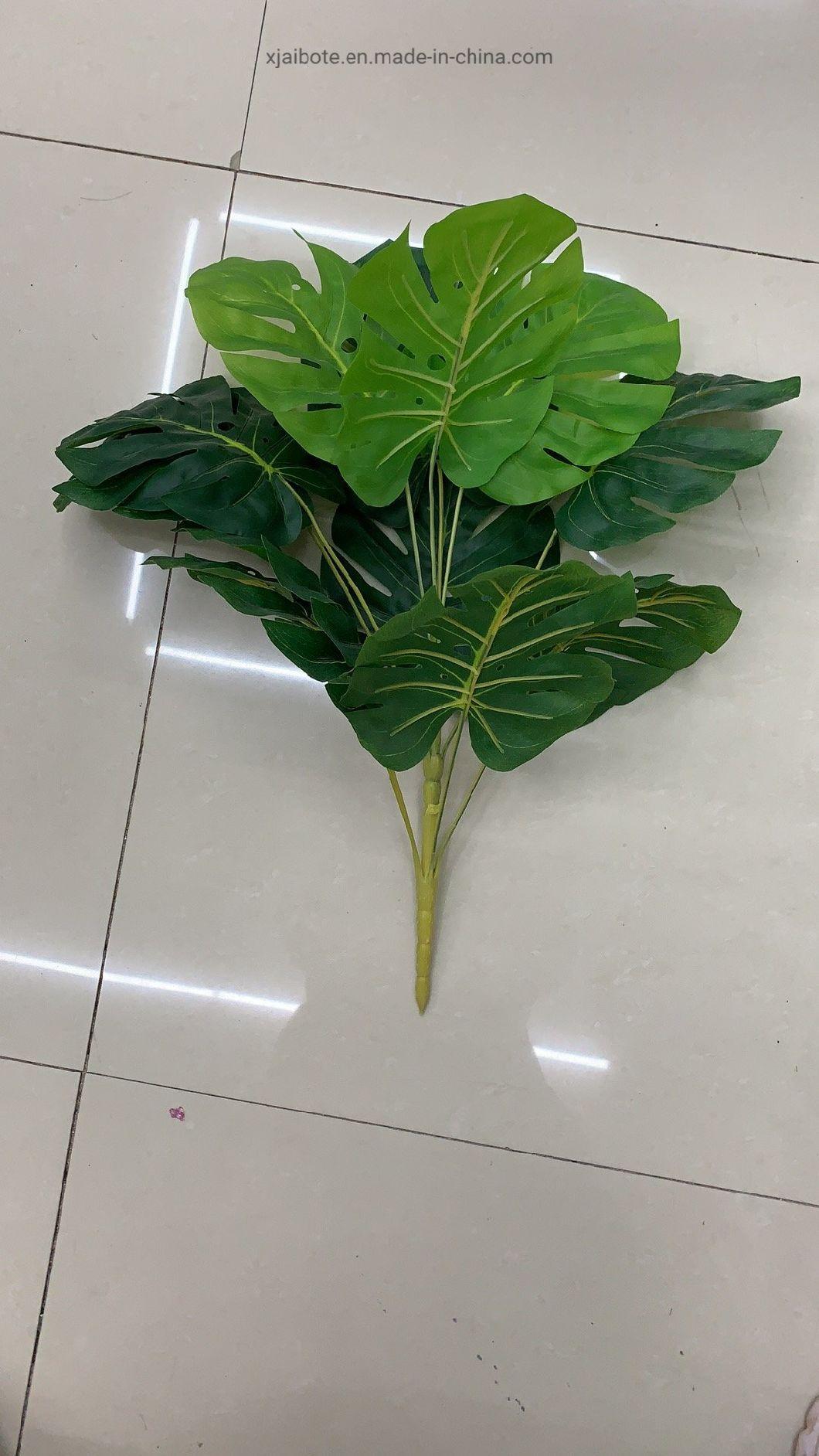 High Quality Artificial Plastic Turtle Leaf for Outdoor Indoor Decoration