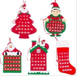 DIY Home Office Indoor Ornaments Decoration Kids Children Gifts Felt Christmas Calendar