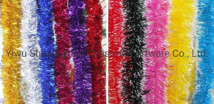 2m Tinsel Garland Merry Christmas Tree Ornaments Xmas Decoration Cristmas Decoration