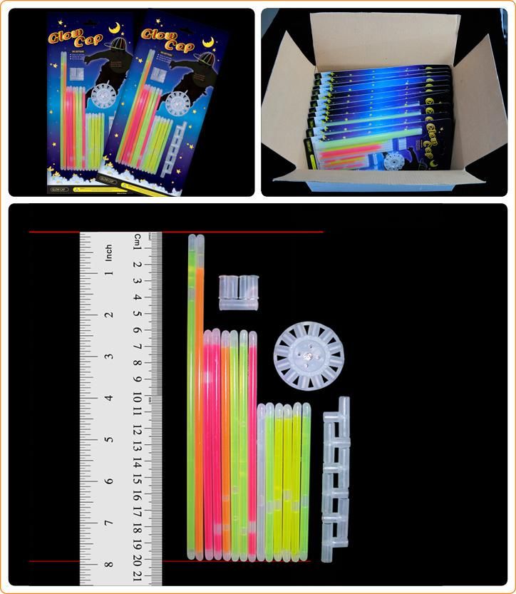 Glow Plastic Cap for Night Culb, Christmas (MZK5200)