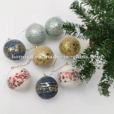 New 2022 Decorations Balls 25mm to 600mm Glitter Polyfoam Balls Christmas Decorations