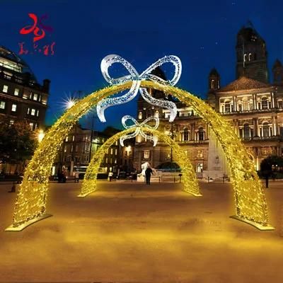 Outdoor LED Ball Navidad Arch Christmas Decoration Motif Light