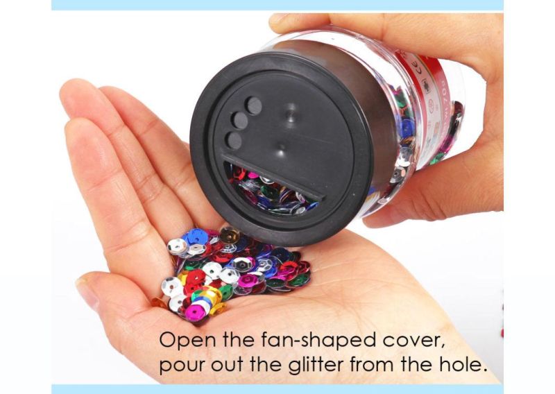 Foska Hot Bottle Packing Colorful Decoration Glitter