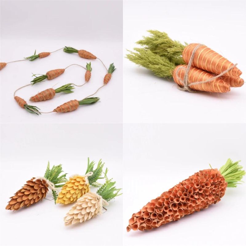 Factory Supplies Customized Ornaments Home Decor Easter Carrots Decoration