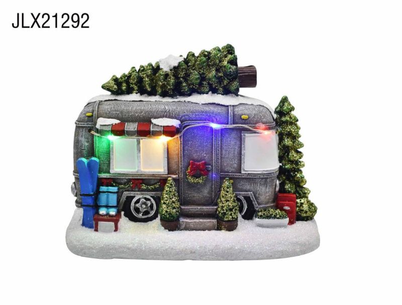 Lemax Village Collection Christmas Skater Lighted Christmas Village House Decoration Accessories