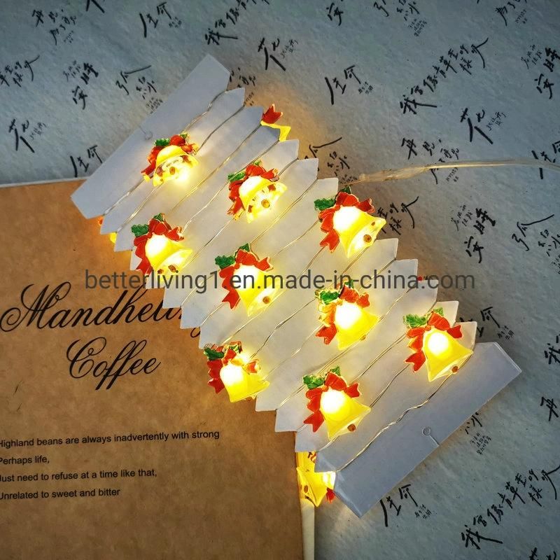 Home Decor 2AA Battery Operated 2m 20 LEDs Copper Wire Firefly String Lights with Christmas Decorations