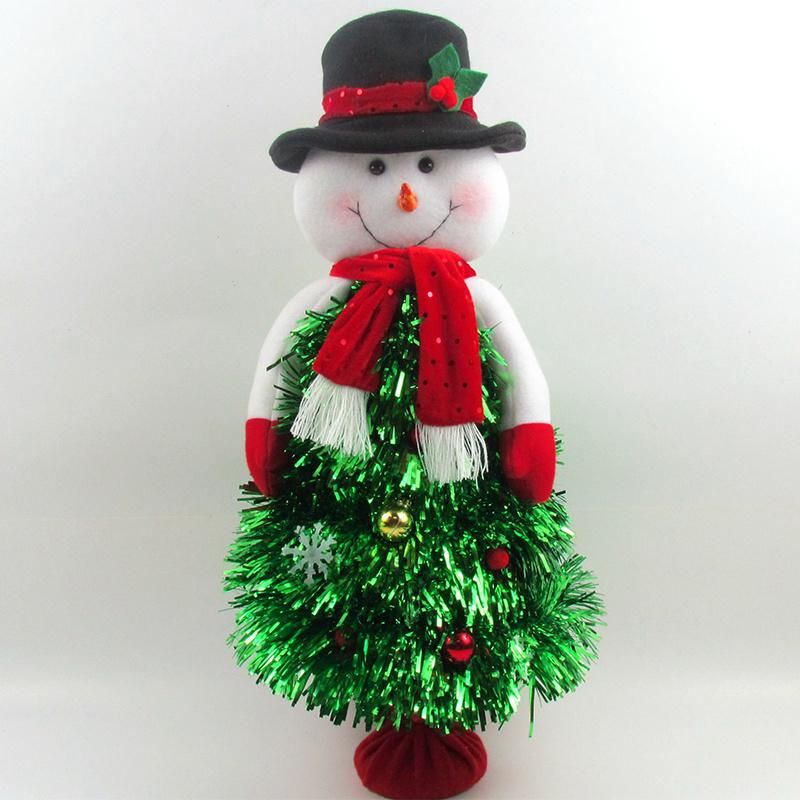 Hot Sale Pet Tinsel Tree with Ornaments Decorate Home Decoration