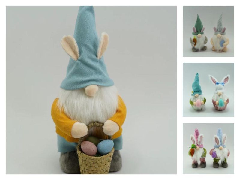 Factory Suppliers Handmade Home Decor Foam Decoration Easter Gnome