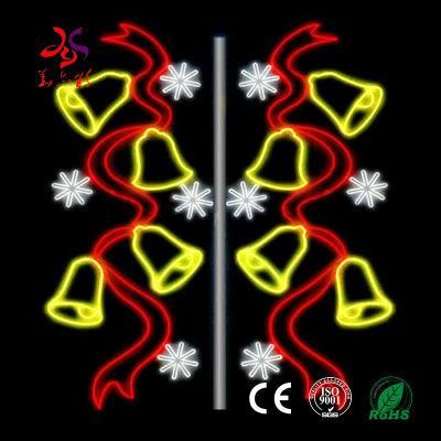 3D Christmas Decoration Street Pole Motif Lights