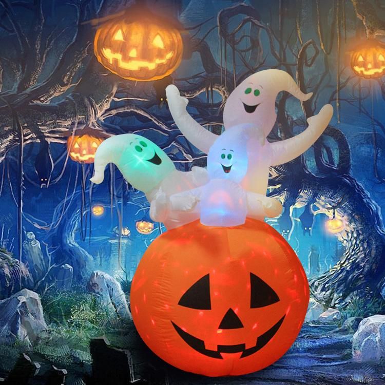 Custom Halloween Inflatable Decoration Halloween Inflatable Outdoor Pumpkin with Ghosts