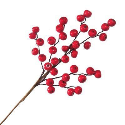 Best Price Artificial Flower Red Christmas Berry and Pine Cone Picks