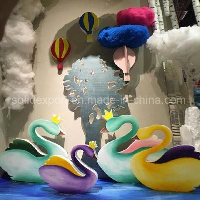 Window Display Props Bubble Swan for Amusement Park Decorations