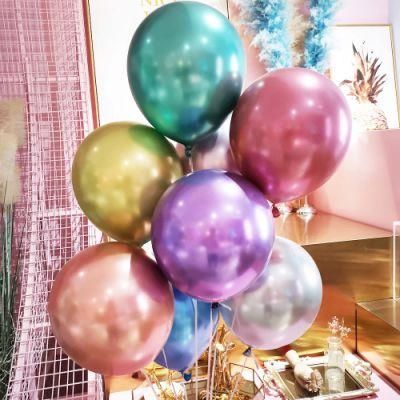 Wholesale Helium Wedding Ceremony Party Decoration Supplies Metallic Chrome Balloon