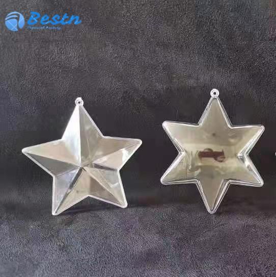 Christmas Ornaments Hollow Clear Openable Transparent Christmas Ball