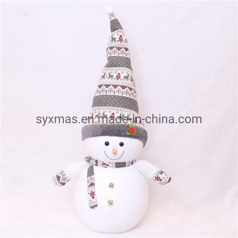 New Coming Lovely Christmas Snowman with Red Hat and Scarf