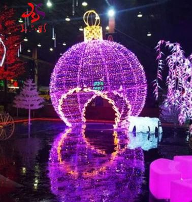 Street Decoration Motifs Luces LED Navidad Giant Christmas Light