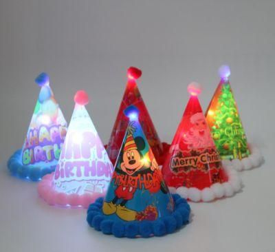 Christmas Festival Unisex LED Flash Jazz Fedora Colorful Hat