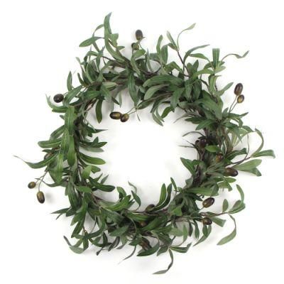 Christmas Decoration 45 Cm Artificial Wreath Garland for Wedding Front Door Decoration