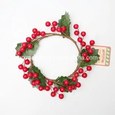 Amazon Supply Red Berry Cheap Christmas Wreath
