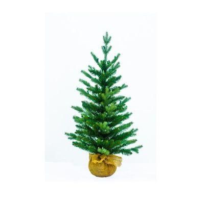 Wholesale 3FT Green Unflocked Tabletop Tree with Base