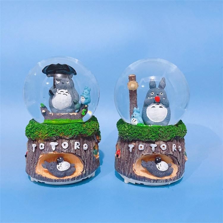 Christmas Chinchilla Crystal Ball Gift Music Box Home Decoration Ornament