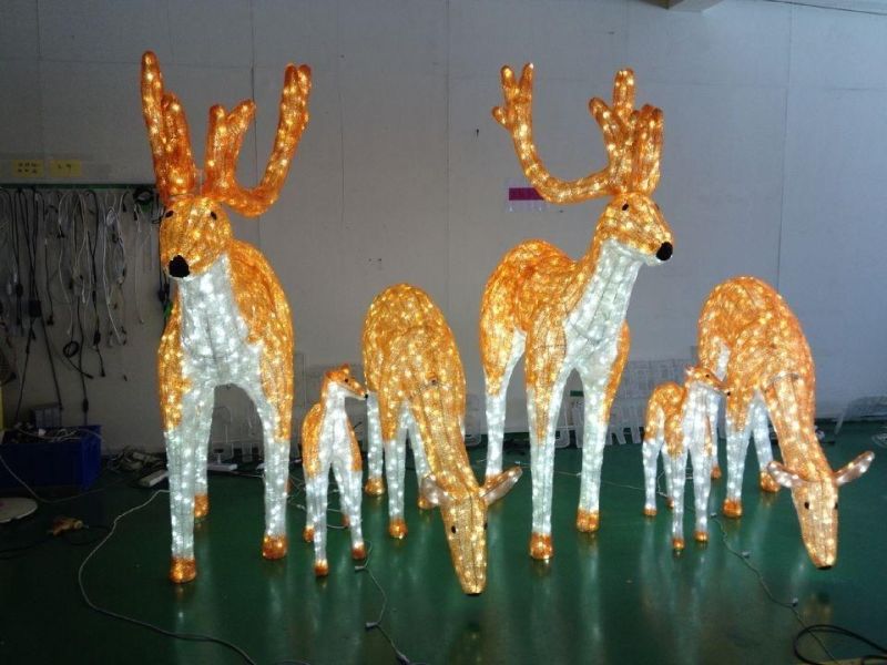 Outdoor Decoration LED Animal Figure Christmas Garden Lights Motif Light