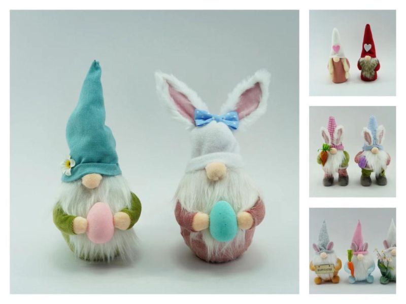 Factory Suppliers Handmade Home Decor Foam Decoration Easter Gnome