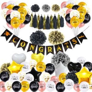 Graduation Theme Party Background Wall Aluminum Foil Decorative Balloons