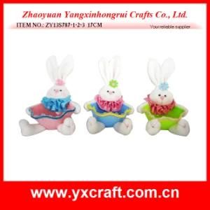 Easter Decoration (ZY13S787-1-2-3 17CM) Easter Charms Rabbit by Products