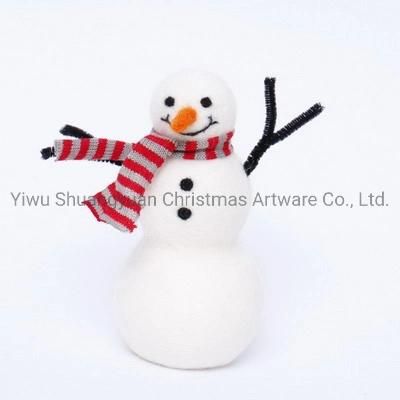 Hotsale Cute White Christmas Decoration Foam Snowman