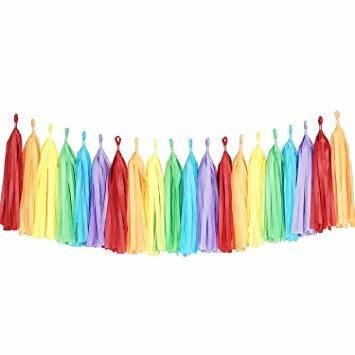 Paper Tassel Garland Party Decoration Tissue Paper Tassel Garland Wedding Garland