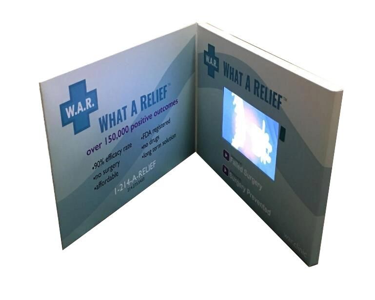 LCD Screen Video Wedding Invitation Card