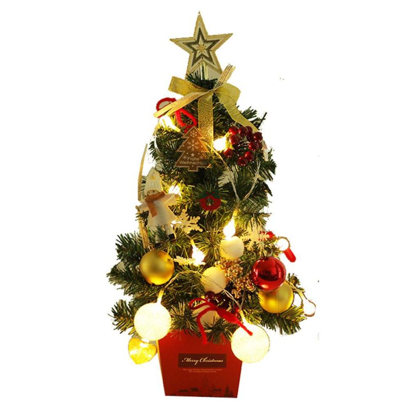 Golden LED Christmas Tree Gift Presents