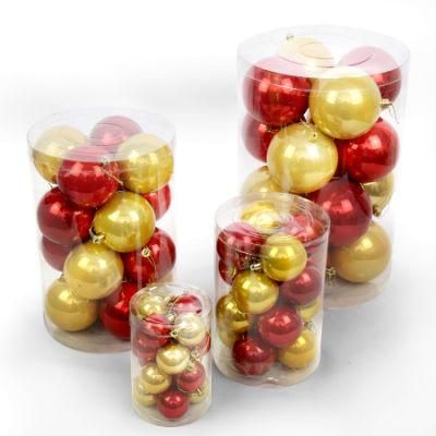 Decorating Colours Shiny Merry Glass Christmas/Xmas Balls