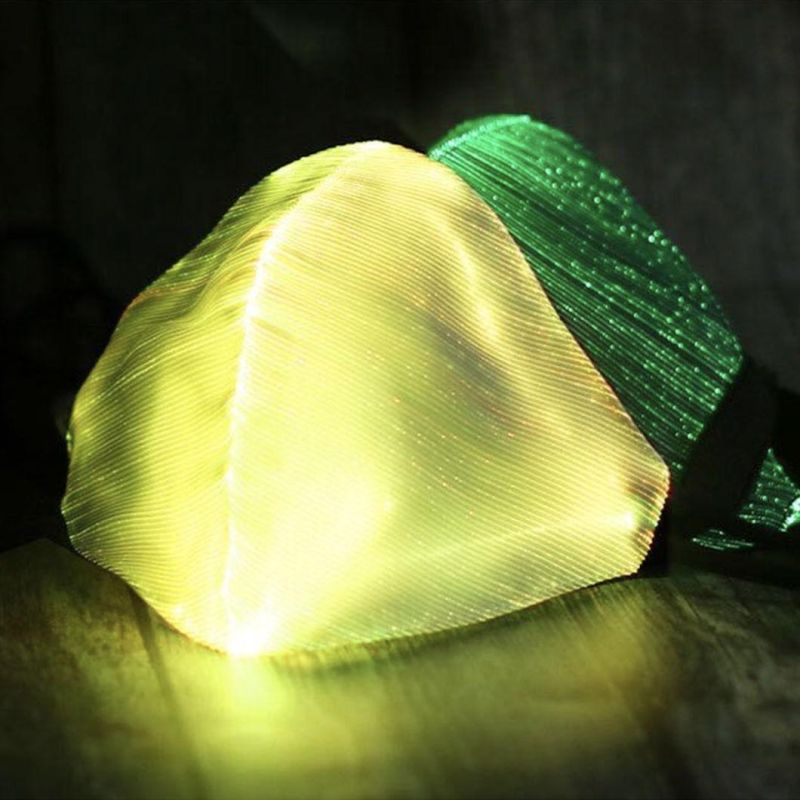 Cool Party Mask LED Flashing Luminous Glowing Light Masks