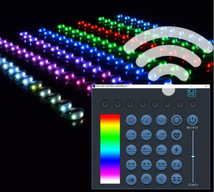 RFID Concert Multi Color Light Remote Control LED Bracelet