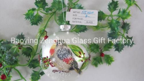 2016 New Hot Sale 100 Wholesale White Glass Christmas Ball Ornaments