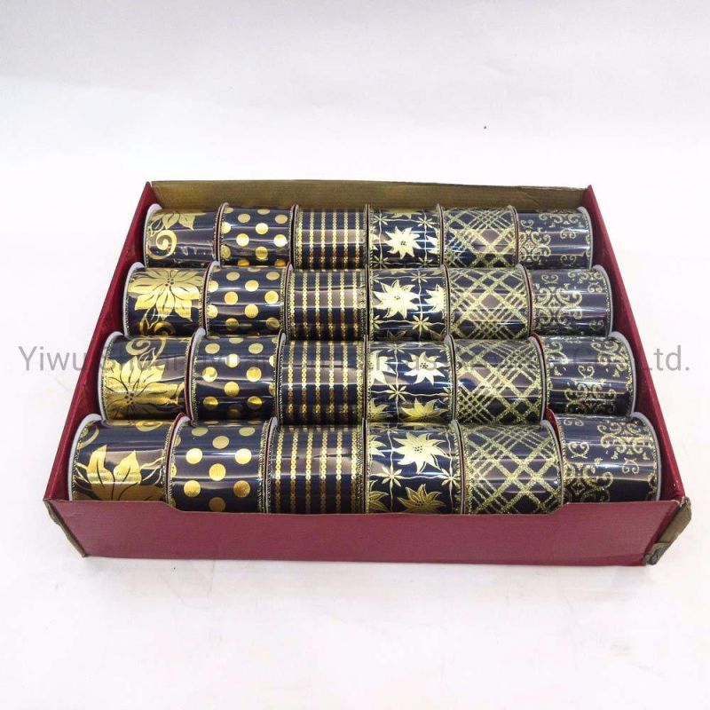 Blue Christmas Ribbon Wholesale Ribbon Christmas Christmas Tree Ribbon Garland Wide Christmas Ribbon