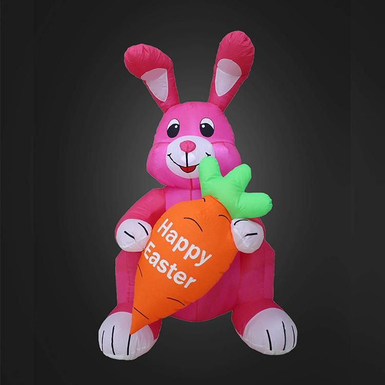 Corlorful Cartoon Inflatable Model Easter Decoration Easter Bunny for Sale
