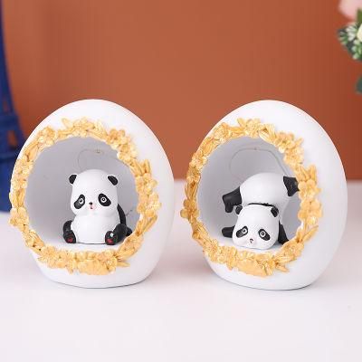 Wholesale Glowing Panda Animal Cute Night Light Resin Crafts