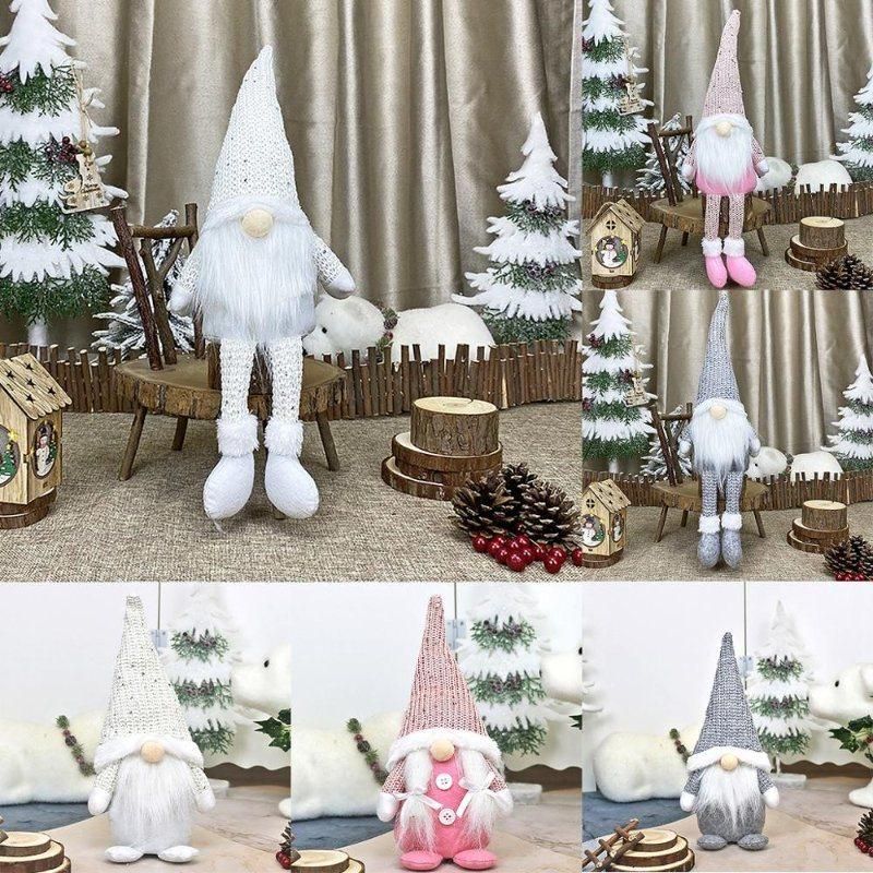 Dropshipping Christmas Home Window Decorations Nordic Style Decorative Dolls