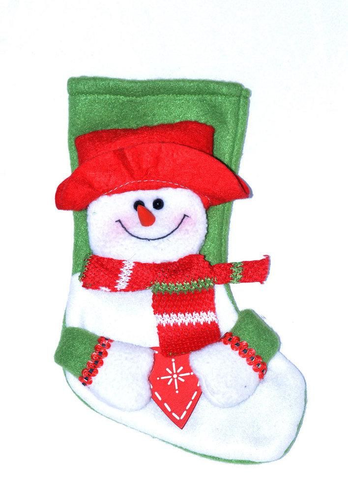2020 New Embroidery Rabbit Christmas Sock