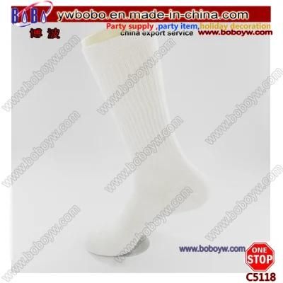 Wholesale School Supplies Custom Sublimated White DIY Blank School Socks (C5118)